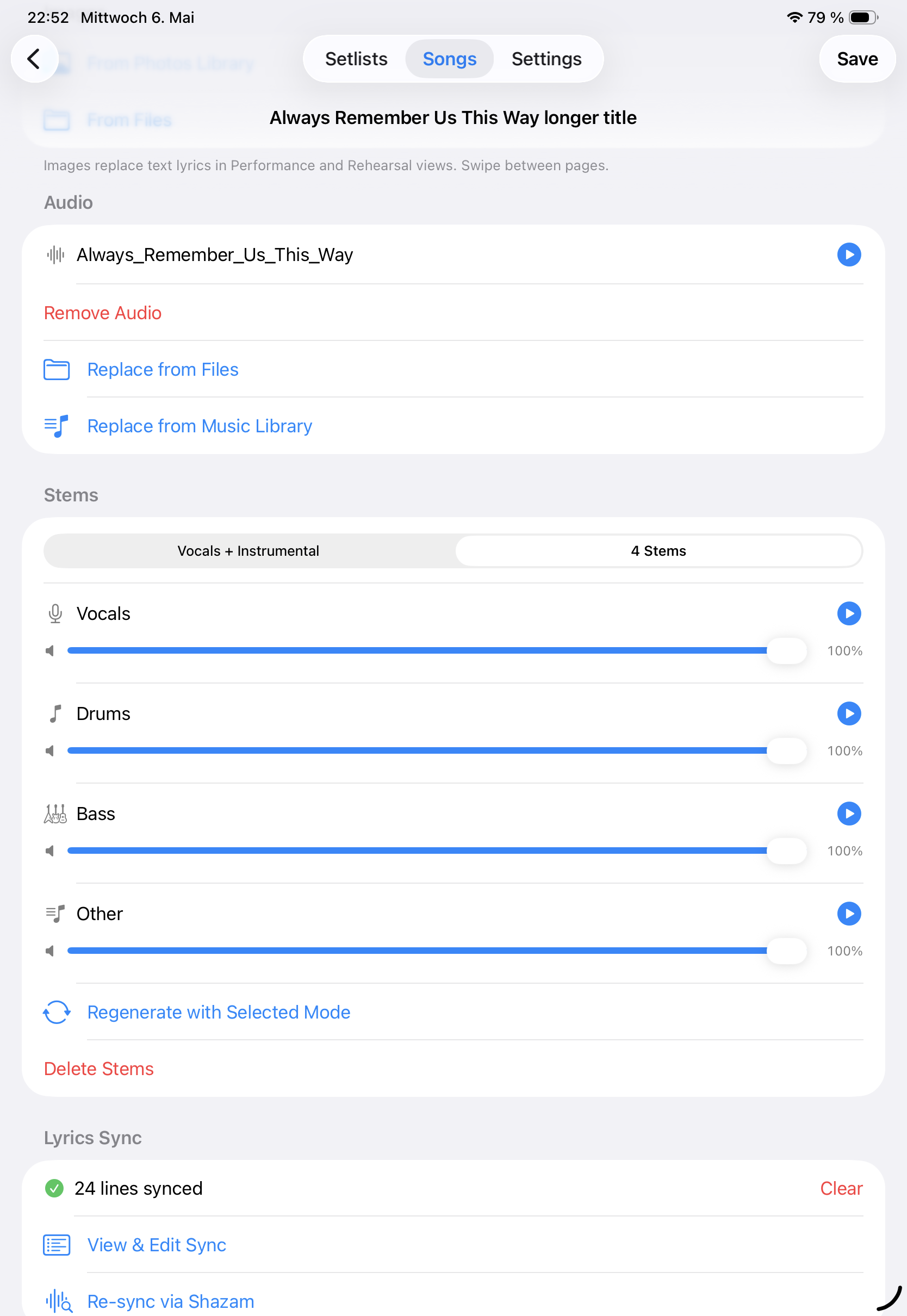 Song Editor